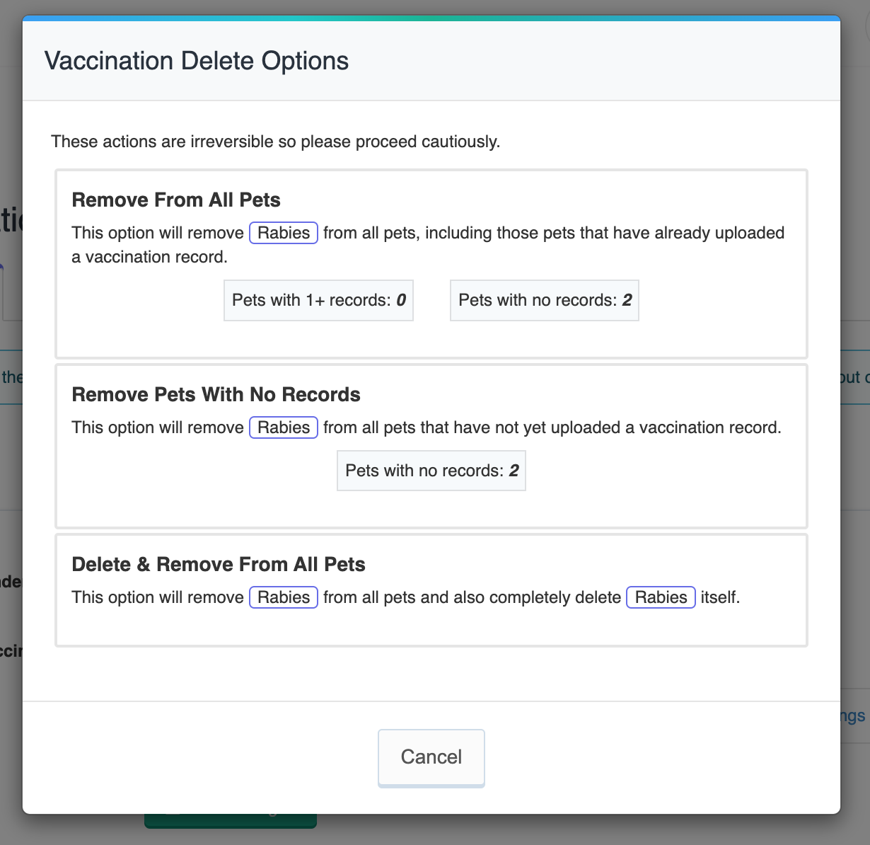 vaccination-report-delete