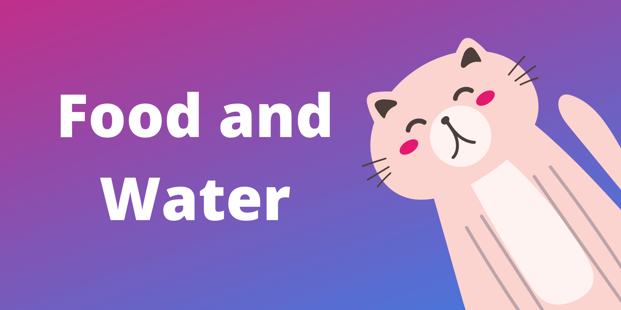 Food and Water Tips for Cat Sitting