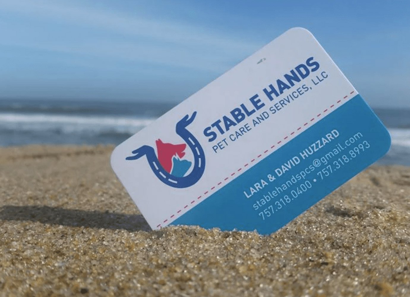 Stable Hands Pet Care and Services Business Card