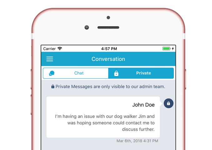 Private Messaging in the Client App
