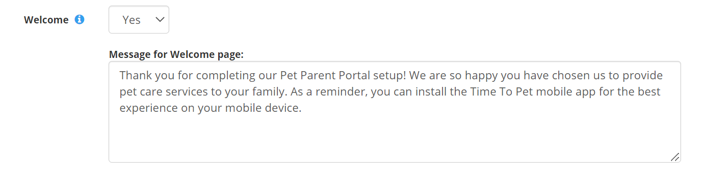 pet-parent-onboarding-settings-welcome-message