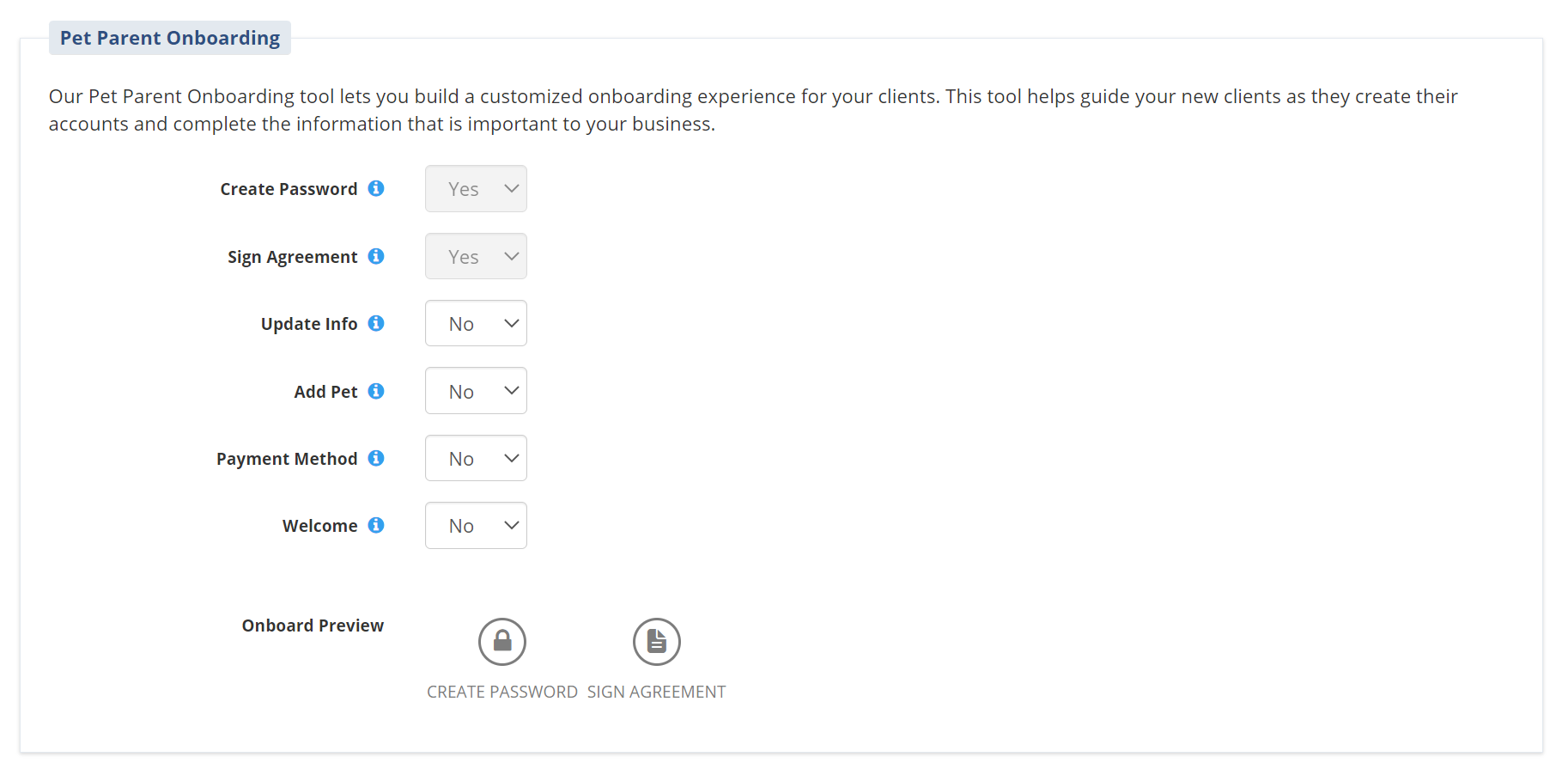 pet-parent-onboarding-settings