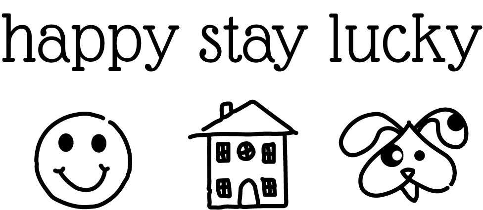 happy stay lucky Logo