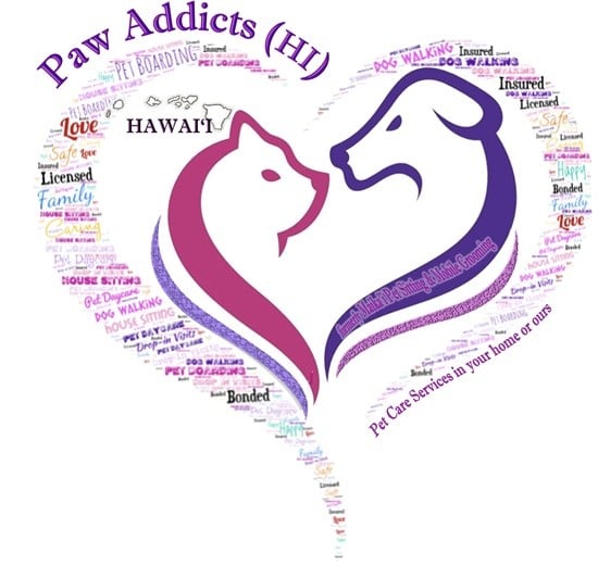 Paw Addicts (HI) Pet Care Services Logo