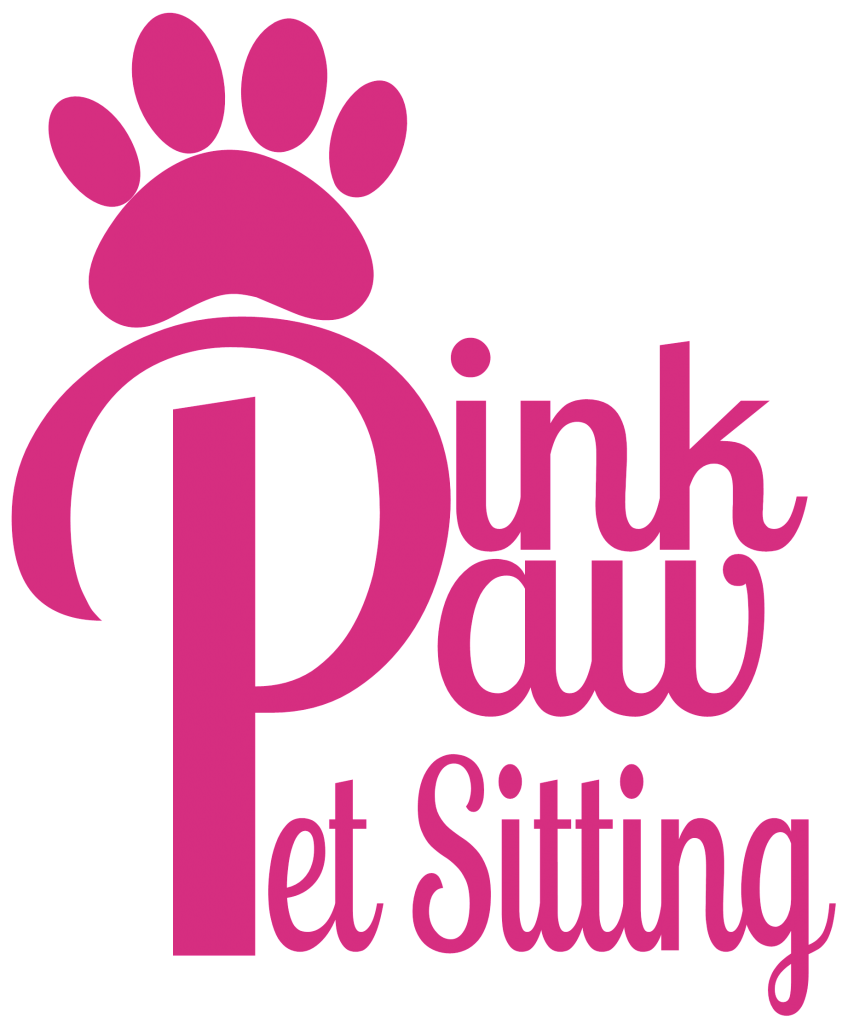 Pink Paw Pet Sitting Logo