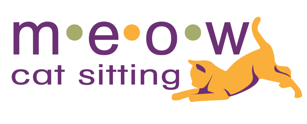 Meow Cat Sitting Logo
