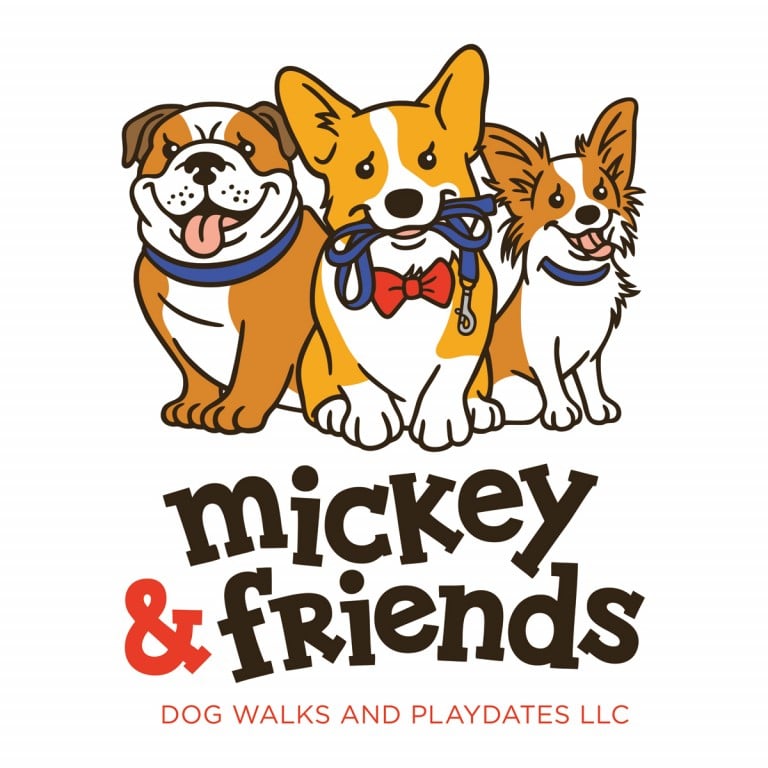 Mickey & Friends Dog Walks and Playdates LLC Logo