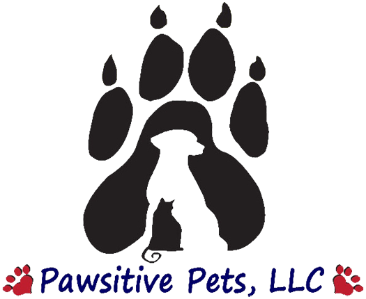 Pawsitive Pets, LLC & Stepping Stone Animal Training Logo