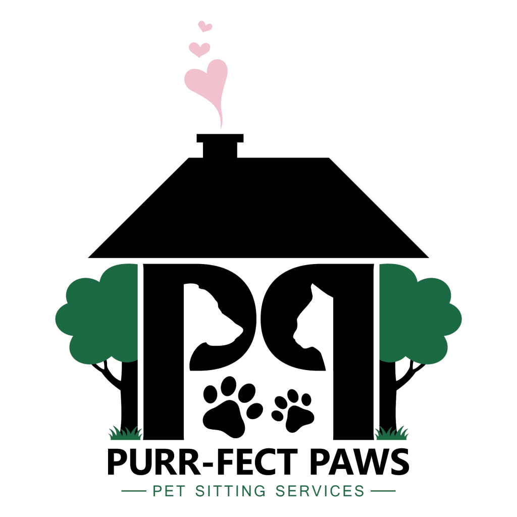 Purr-fect Paws Pet Sitting Services  Logo