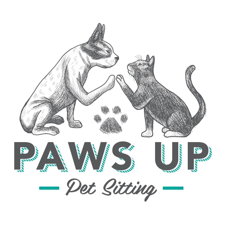 Paws Up Pet Sitting Logo