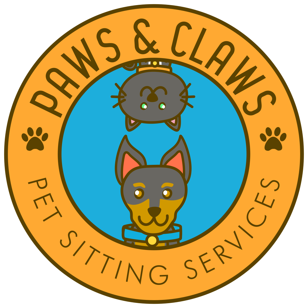 Paws & Claws Pet Sitting and Dog Walking Services Logo