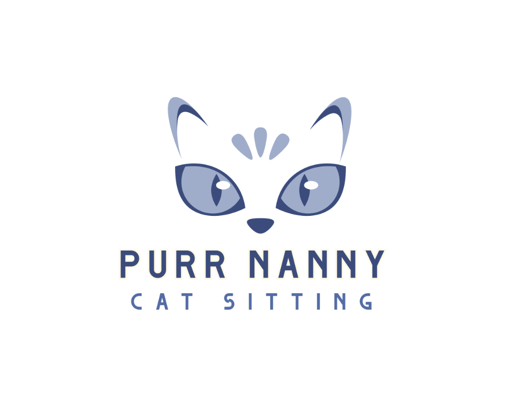 Purr Nanny Cat Sitting Logo