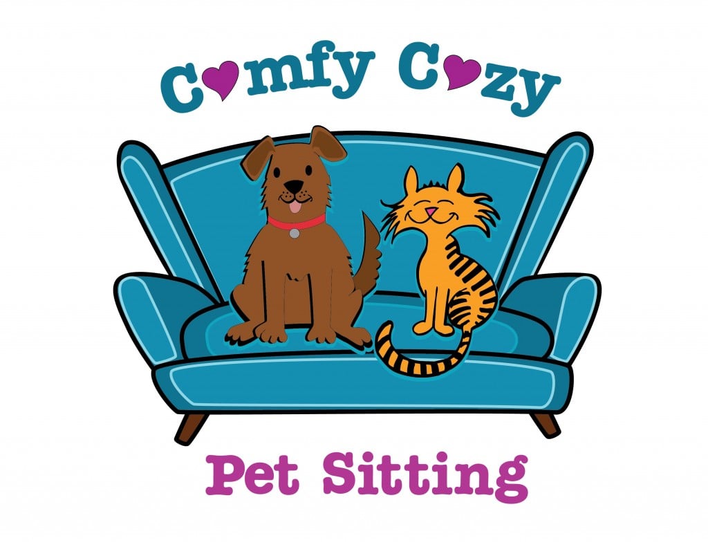 Comfy Cozy Pet Sitting Logo