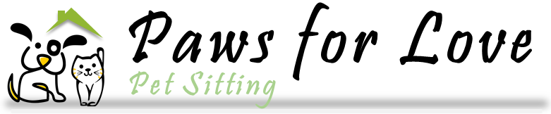 Paws for Love Pet Sitting Logo