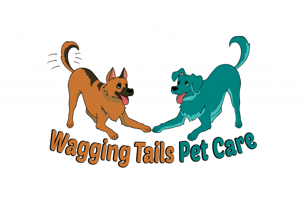 Wagging Tails Pet Care Logo