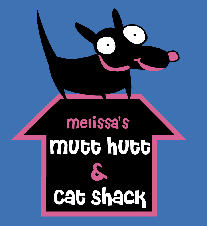 Melissa's Mutt Hutt & Cat Shack Logo