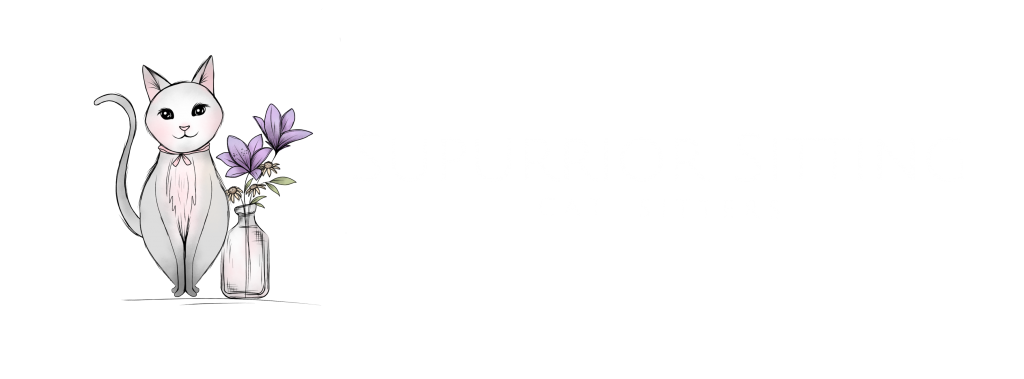 Supurrior Sitting Cat Sitters Logo