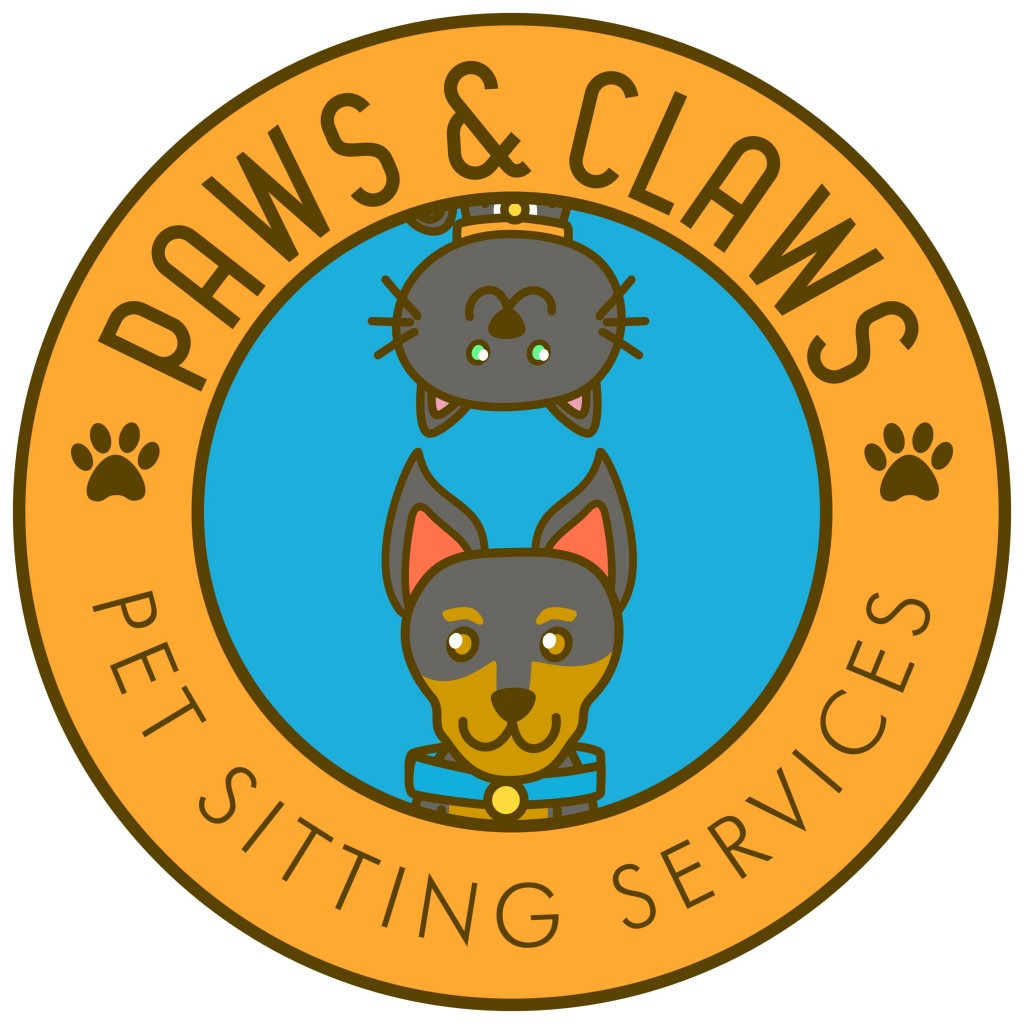 Paws & Claws Pet Sitting Services CT Logo