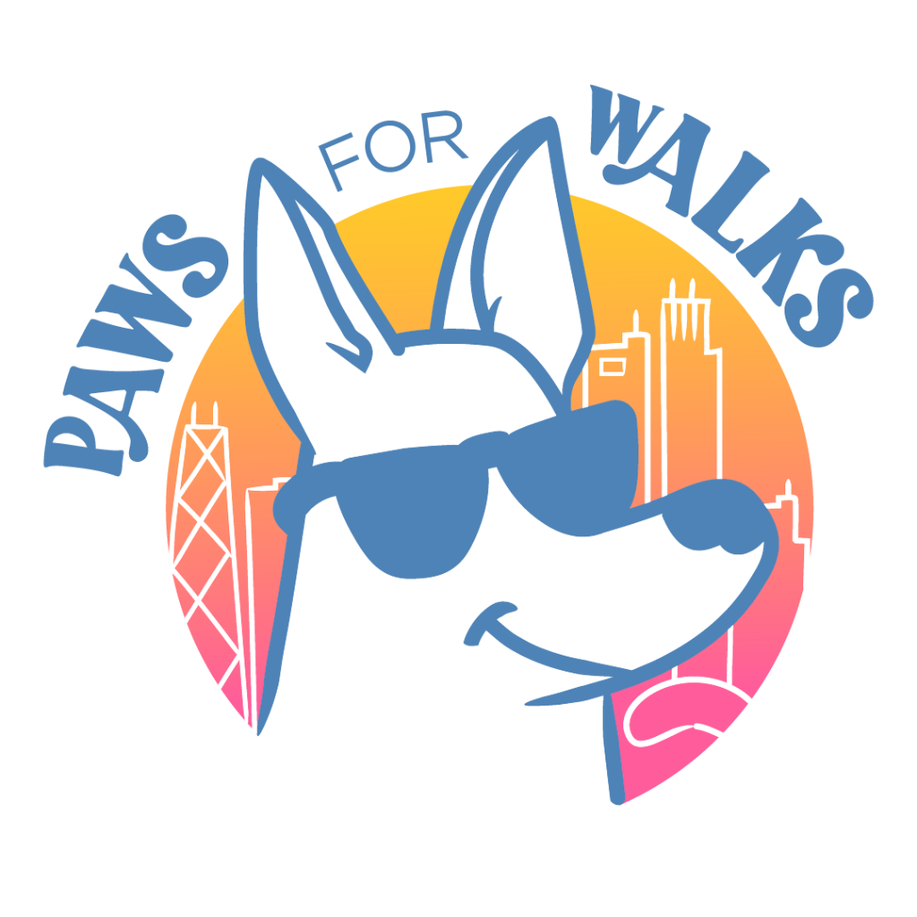 Paws For Walks Chicago Suburbs Logo