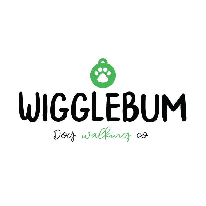 Wigglebum Dog Walking Co. Logo