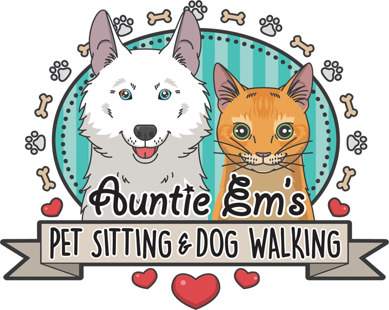 Auntie Em's Pet Sitting & Dog Walking Logo