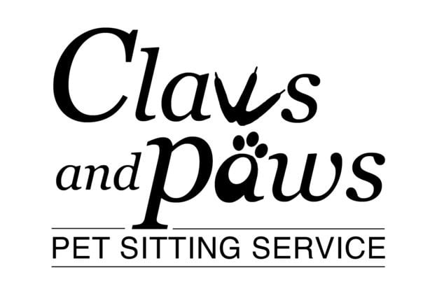 Claws and Paws Pet Sitting Service Logo