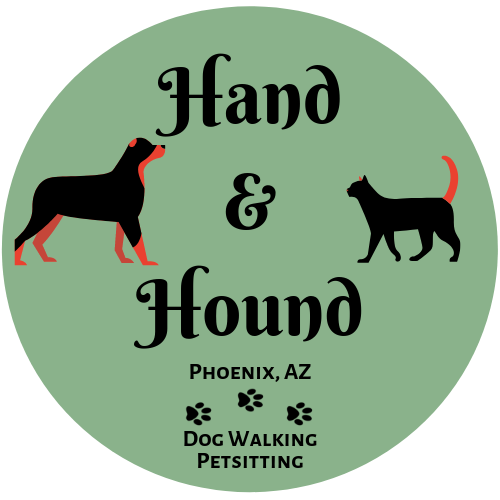 Hand and Hound Pet Sitting Logo