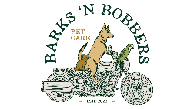 Barks 'n Bobbers Pet Care LLC Logo