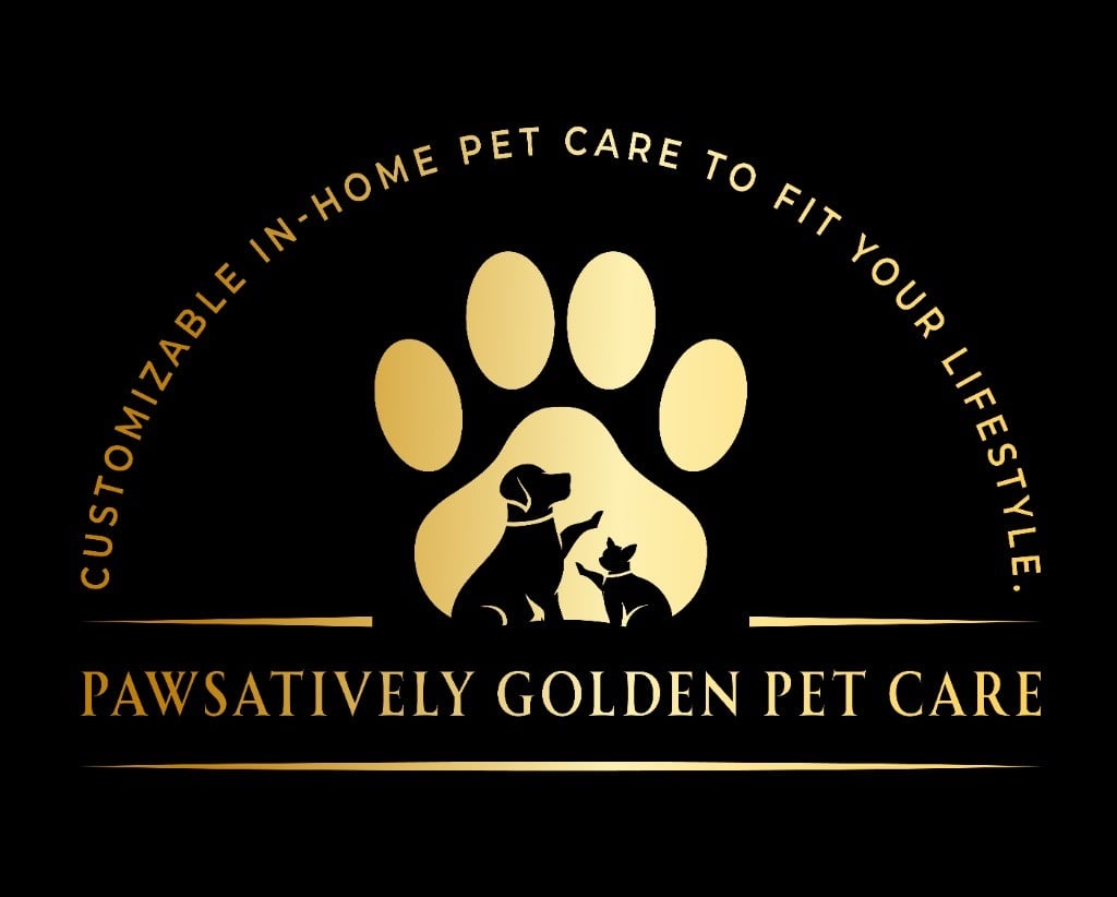 Pawsatively Golden Pet Care LLC  Logo