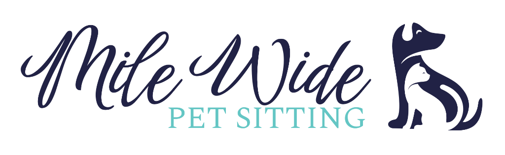 Mile Wide Pet Sitting Logo