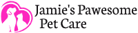 Jamie's Pawesome Pet Care Logo