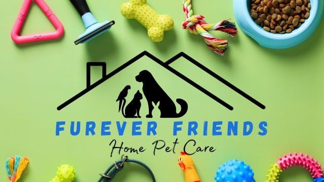 Furever Friends Home Pet Care Logo