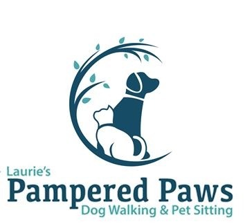 Laurie's Pampered Paws Logo