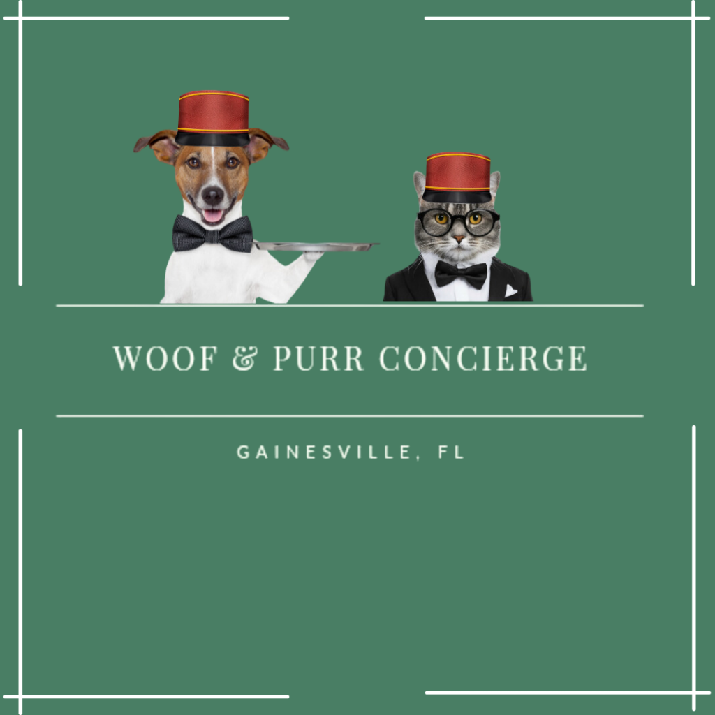 Woof And Purr Concierge  Logo