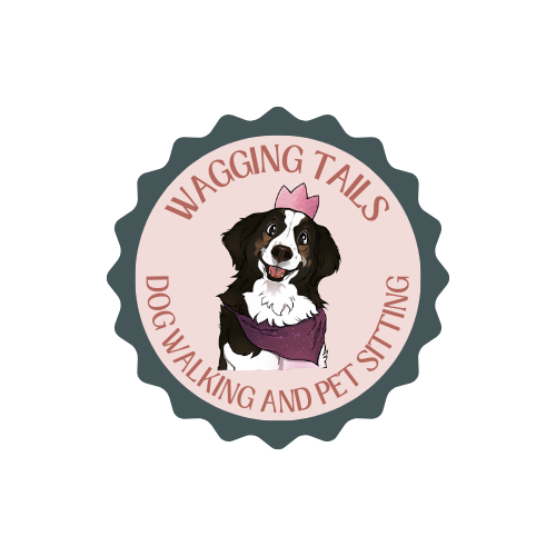 Wagging Tails Dog Walking and Pet Sitting Logo