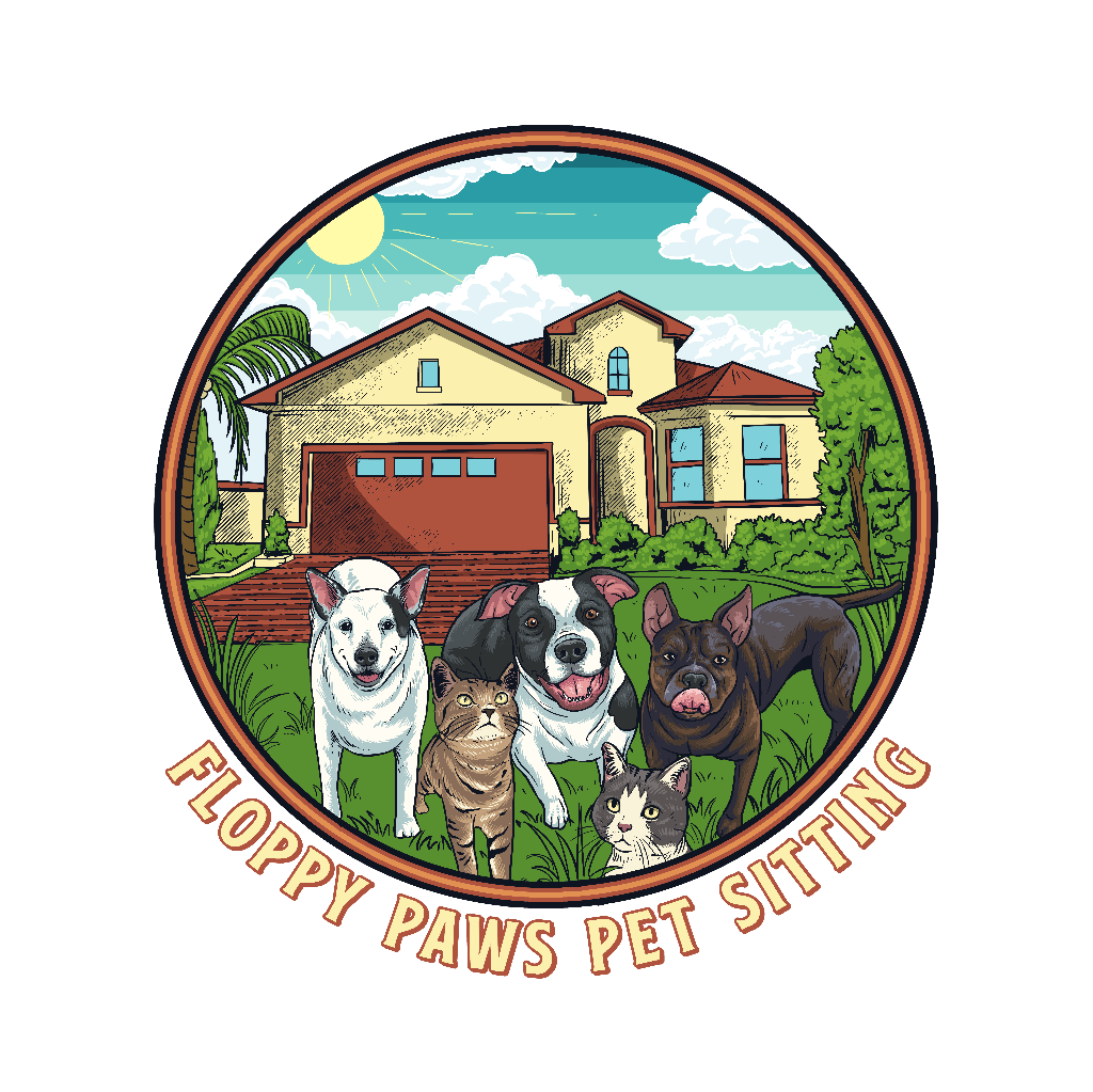 Floppy Paws Pet Sitting Logo