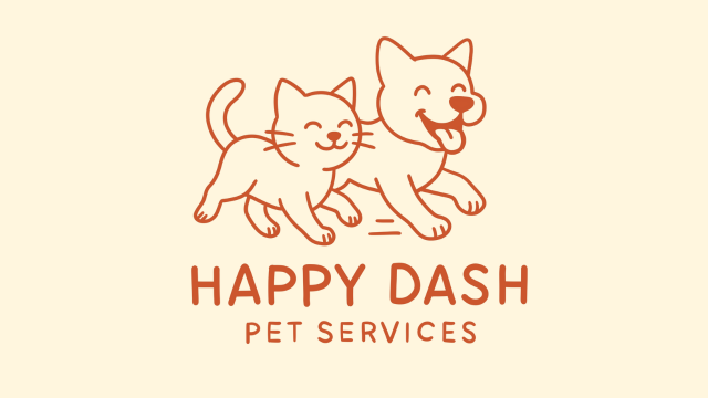 Happy Dash Pet Services Logo