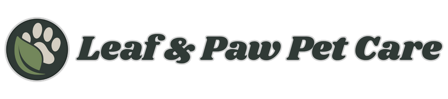 Leaf & Paw Pet Care Logo