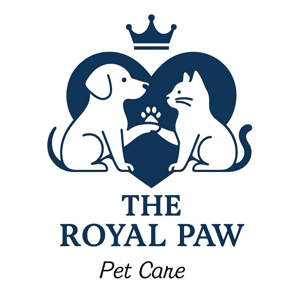 The Royal Paw Pet Care Logo