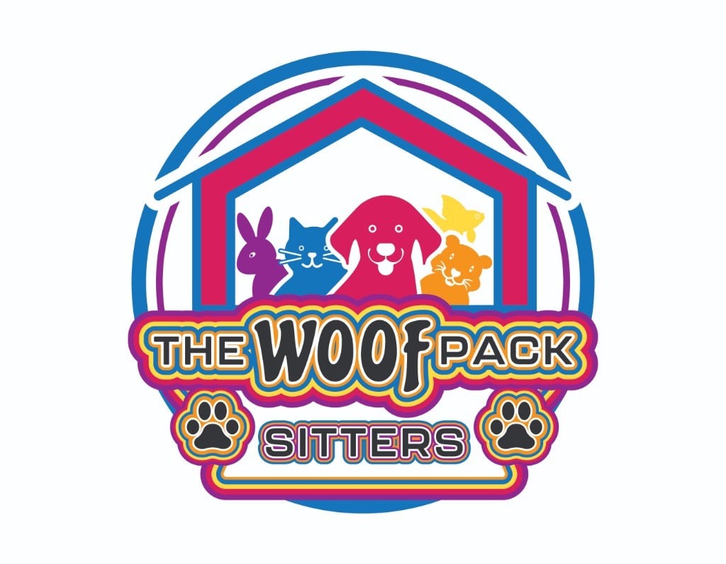 The Woof Pack Sitters Logo