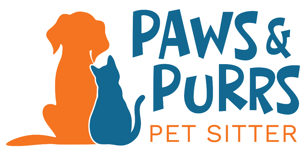 Paws and Purrs Pet Sitter Logo