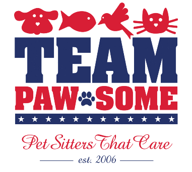 Team Paw-Some Pet Sitters Logo