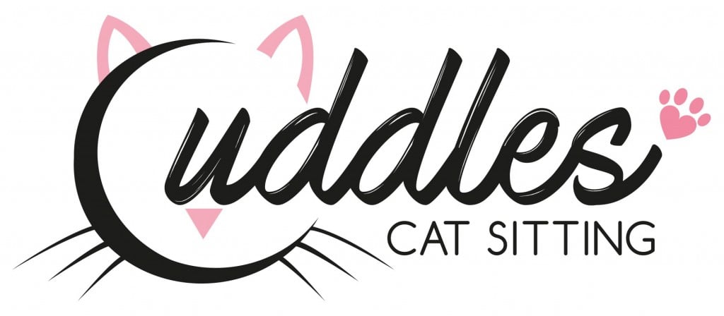Cuddles Cat Sitting Logo