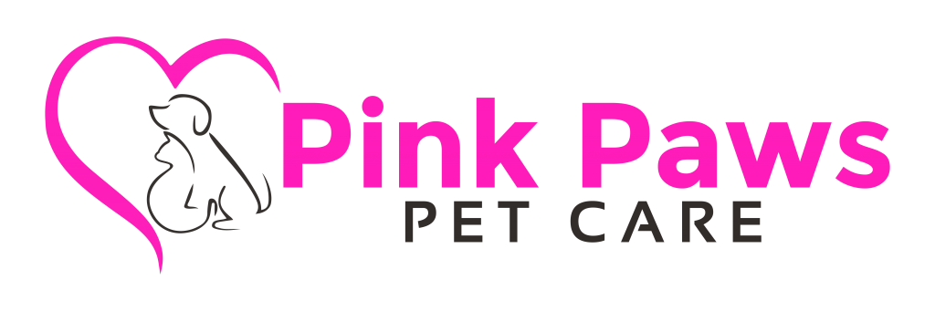 Pink Paws Pet Care Logo