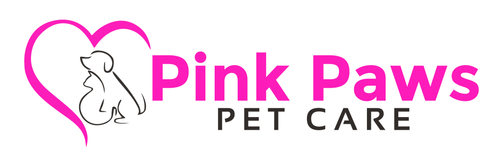 Pink Paws Pet Care Logo