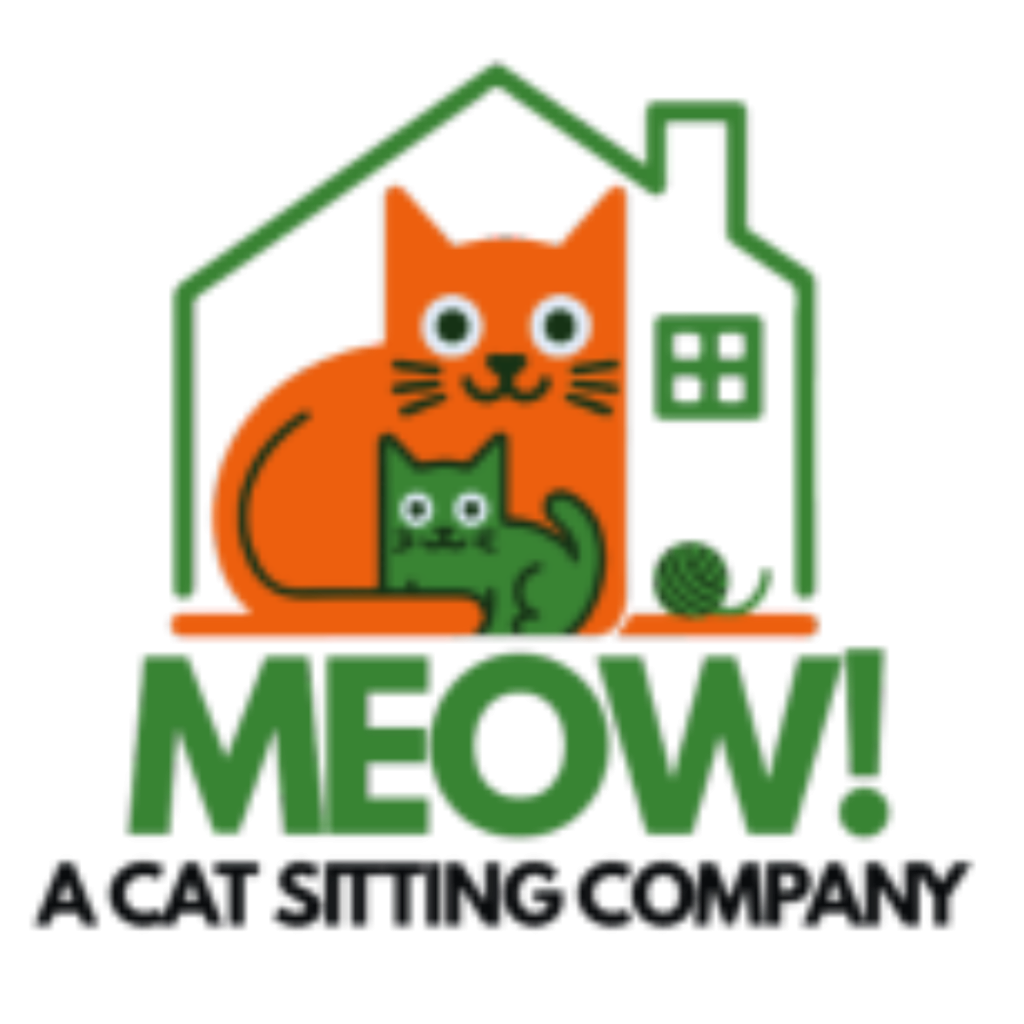 MEOW! A Cat Sitting Company Logo
