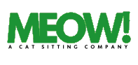 MEOW! A Cat Sitting Company Logo