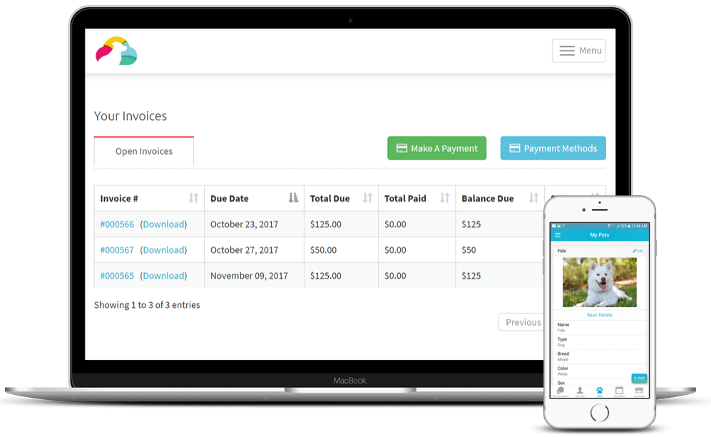 Client Services Invoice Screen