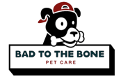 bad to the bone pet care logo